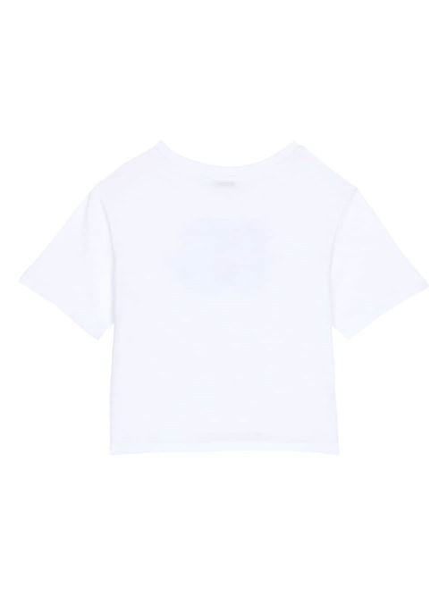 T-shirt bambina maniche corte bianca Dolce & Gabbana Kids | L5JTLPG7L4LW0800